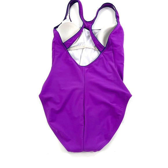Speedo Women’s Purple One Piece Swimsuit 14 - Picture 2 of 4